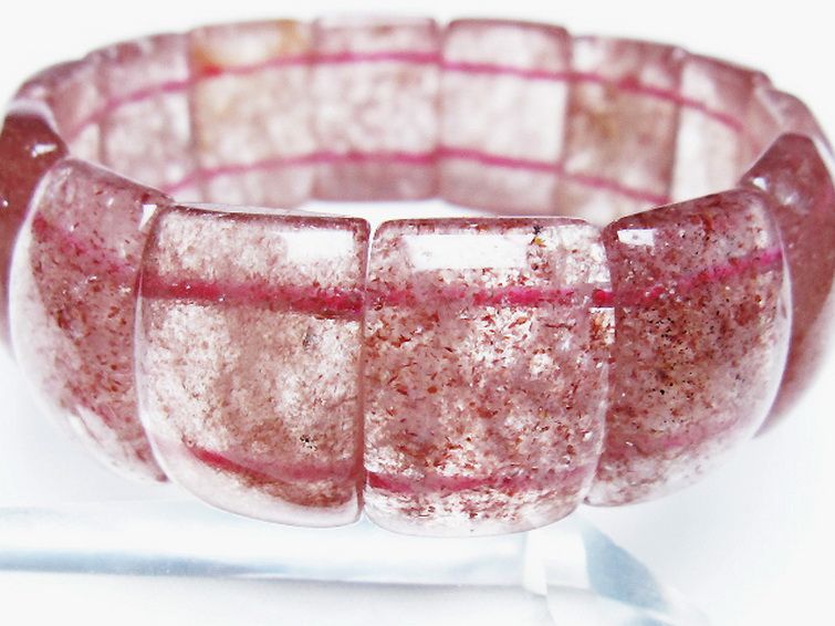 ストロベリークォーツ バングル [T188-2548] 3枚目