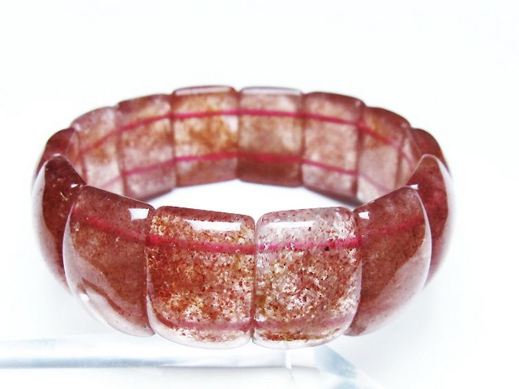 ストロベリークォーツ バングル [T188-2561] 1枚目