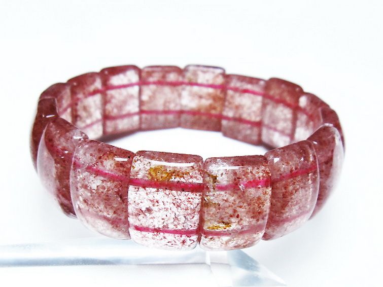 ストロベリークォーツ バングル [T188-2567] 1枚目