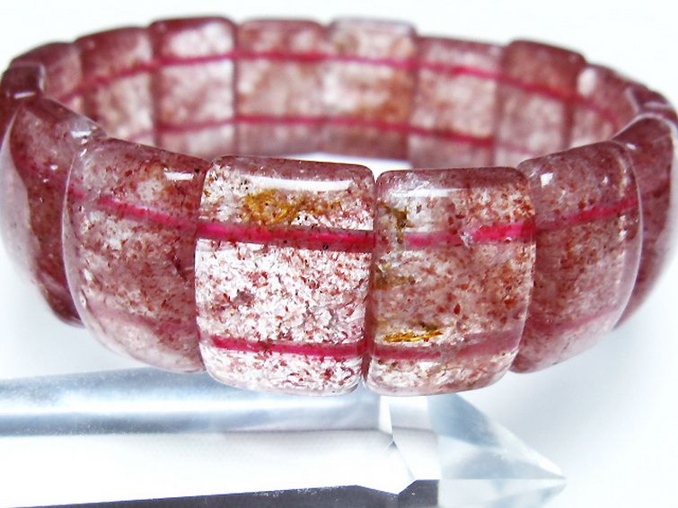 ストロベリークォーツ バングル [T188-2567] 3枚目