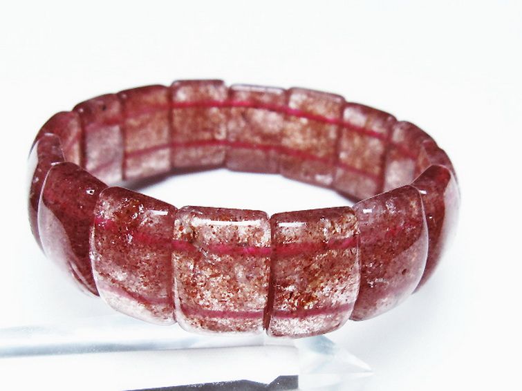ストロベリークォーツ バングル [t188-2568] 1枚目