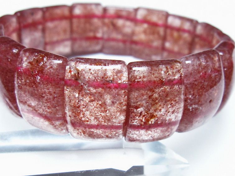 ストロベリークォーツ バングル [t188-2568] 3枚目