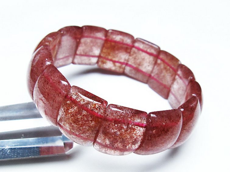 ストロベリークォーツ バングル [T188-2569] 2枚目