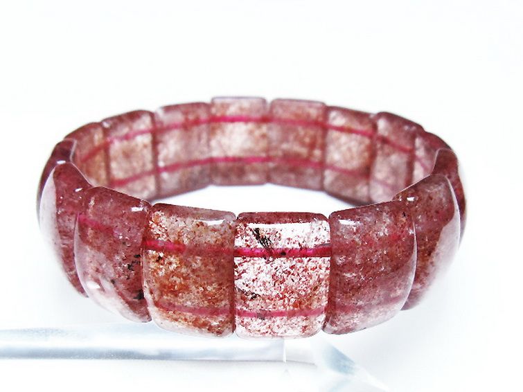 ストロベリークォーツ バングル [T188-2570] 1枚目