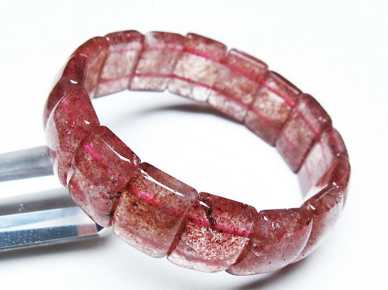 ストロベリークォーツ バングル [T188-2570] 2枚目