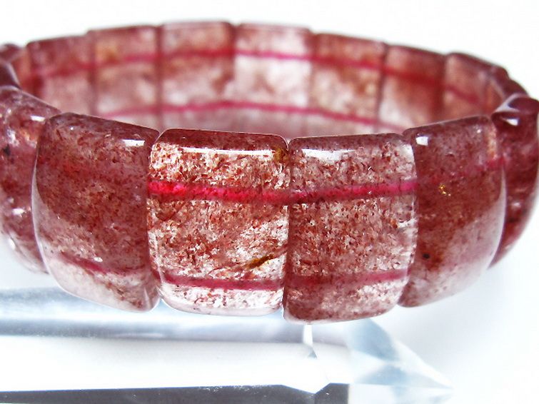 ストロベリークォーツ バングル [t188-2576] 3枚目