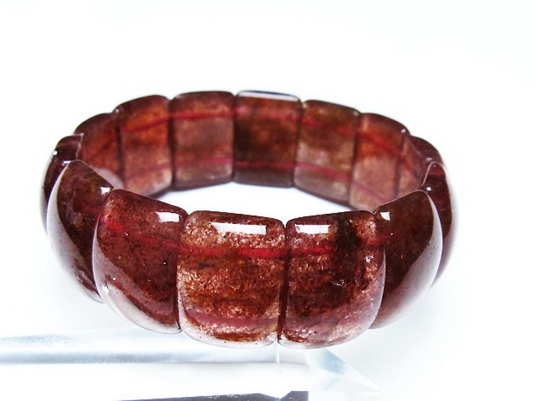 ストロベリークォーツ バングル [T188-2601] 1枚目