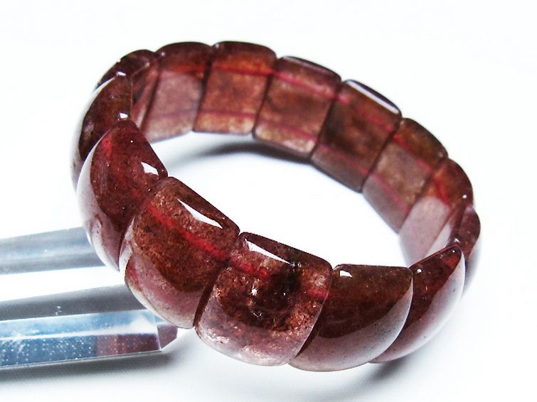 ストロベリークォーツ バングル [T188-2601] 2枚目