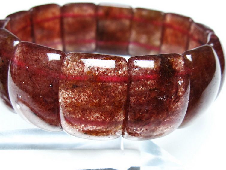 ストロベリークォーツ バングル [T188-2601] 3枚目