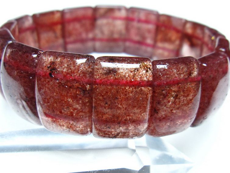 ストロベリークォーツ バングル [t188-2603] 3枚目