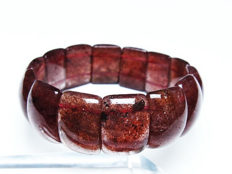 ストロベリークォーツ バングル [t188-2605] 1枚目