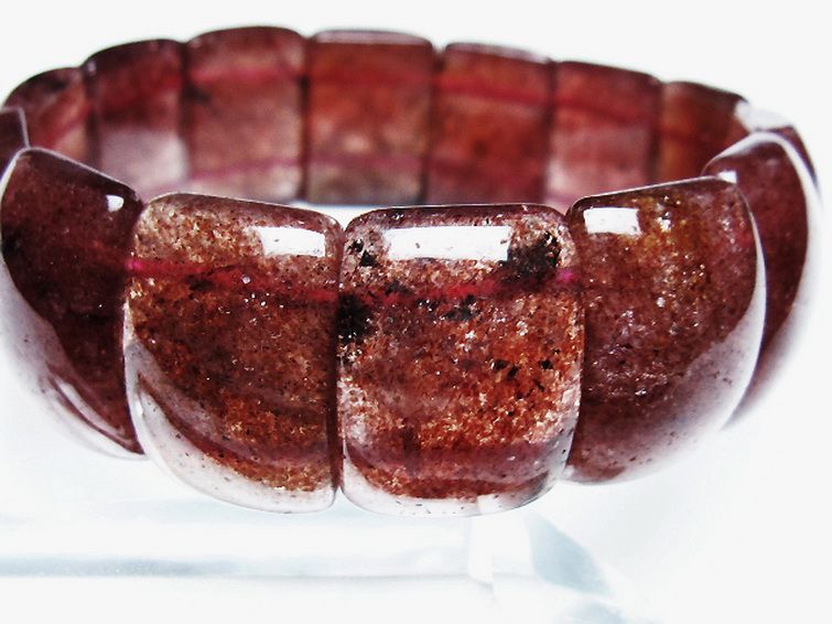 ストロベリークォーツ バングル [t188-2605] 3枚目