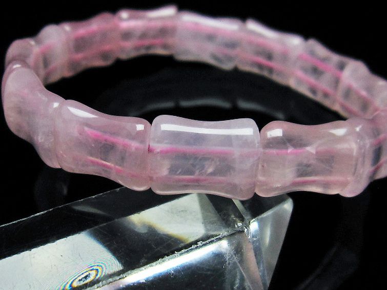 ローズクォーツ バングル [t189-2994] 3枚目