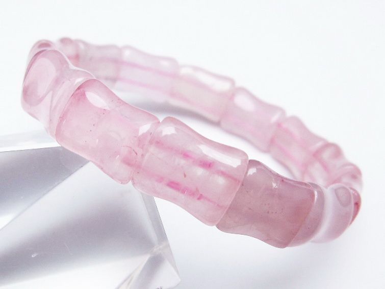 ローズクォーツ バングル [t189-3244] 1枚目
