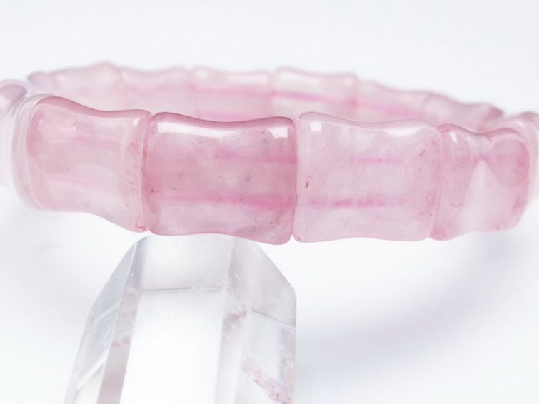 ローズクォーツ バングル [t189-3244] 3枚目