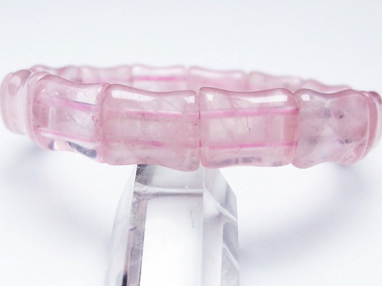 ローズクォーツ バングル [t189-3327] 3枚目