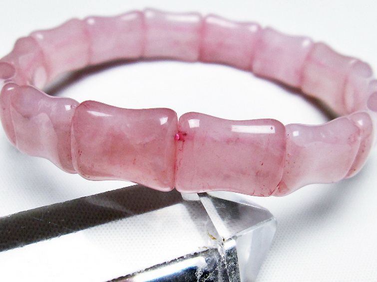 ローズクォーツ バングル [t189-3346] 3枚目