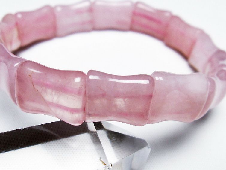 ローズクォーツ バングル [t189-3349] 3枚目