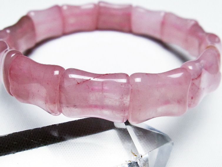 ローズクォーツ バングル [t189-3360] 3枚目