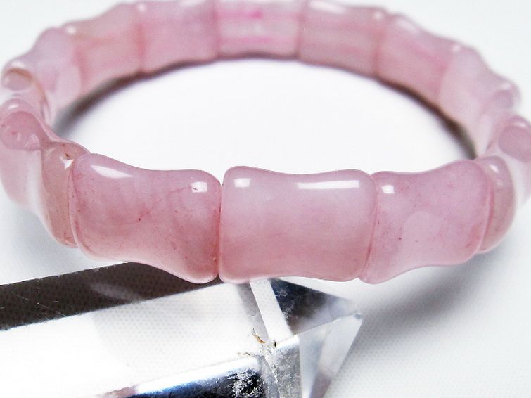 ローズクォーツ バングル [t189-3365] 3枚目