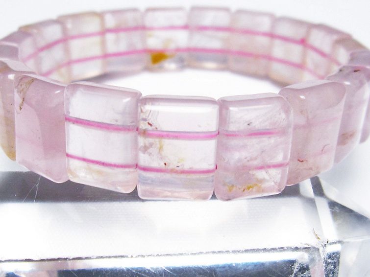 ローズクォーツ バングル [T189-3585] 3枚目
