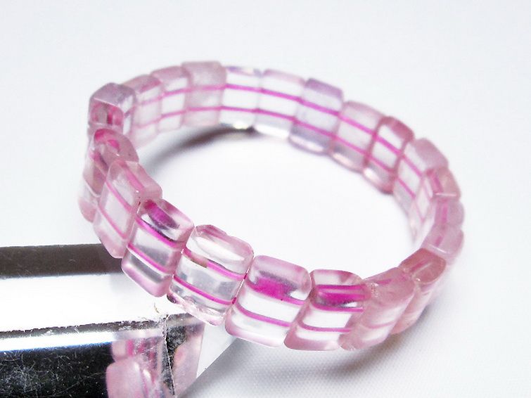 ローズクォーツ バングル [T189-3608] 2枚目