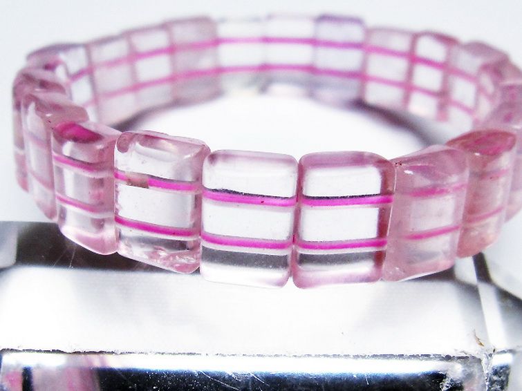 ローズクォーツ バングル [T189-3608] 3枚目