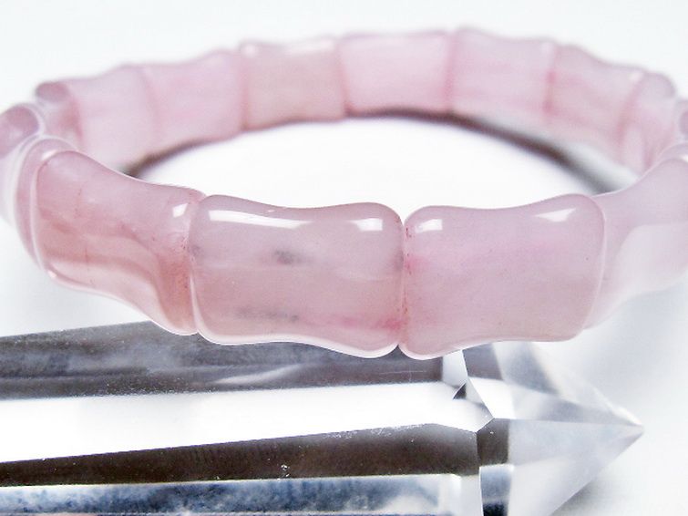 ローズクォーツ バングル [t189-3659] 3枚目