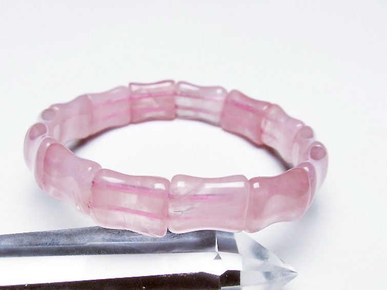 ローズクォーツ バングル [t189-3672] 1枚目