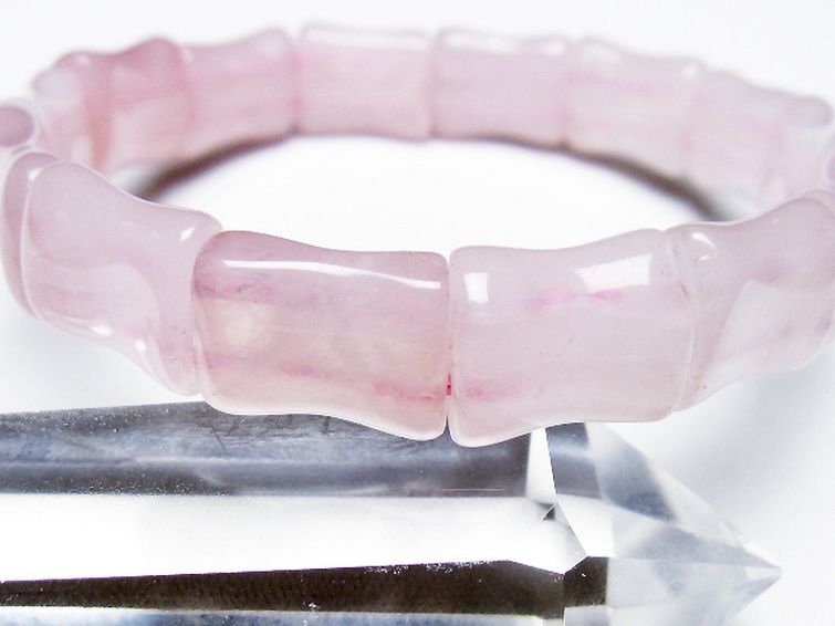 ローズクォーツ バングル [t189-3684] 3枚目