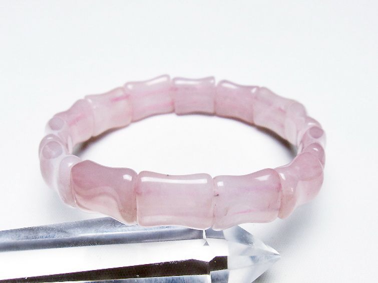 ローズクォーツ バングル [T189-3715] 1枚目