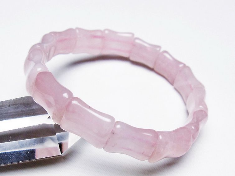 ローズクォーツ バングル [T189-3715] 2枚目