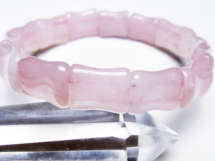 ローズクォーツ バングル [T189-3715] 3枚目