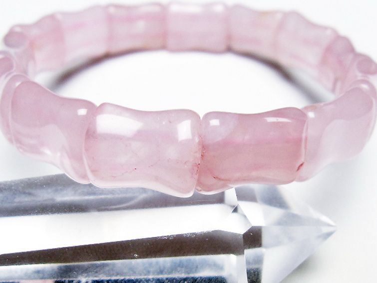 ローズクォーツ バングル [t189-3722] 3枚目