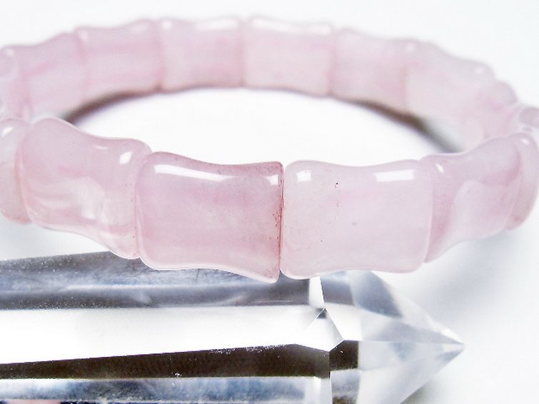 ローズクォーツ バングル [t189-3737] 3枚目