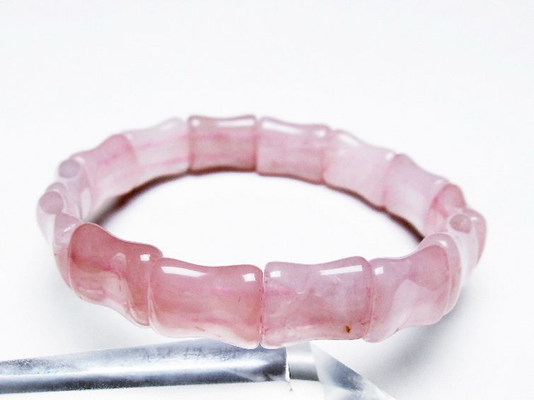 ローズクォーツ バングル [T189-3744] 1枚目