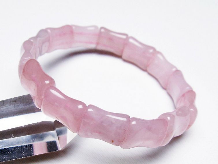 ローズクォーツ バングル [T189-3744] 2枚目