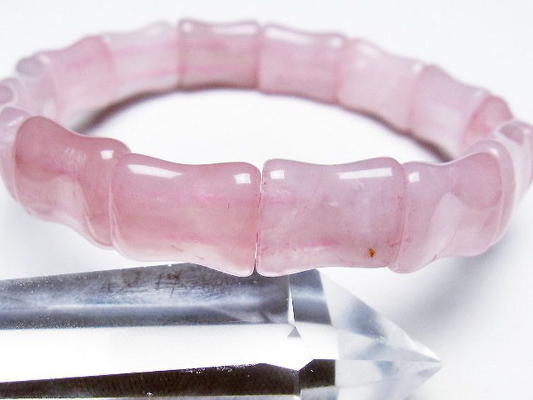 ローズクォーツ バングル [T189-3744] 3枚目