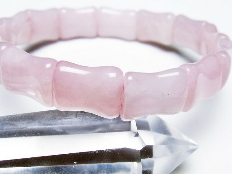 ローズクォーツ バングル [t189-3745] 3枚目