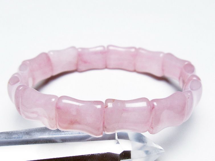 ローズクォーツ バングル [t189-3746] 1枚目