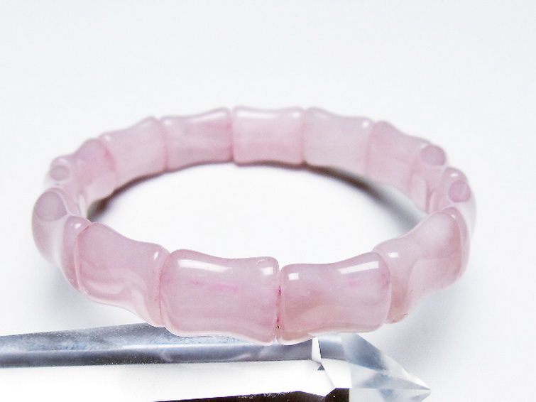 ローズクォーツ バングル [T189-3747] 1枚目