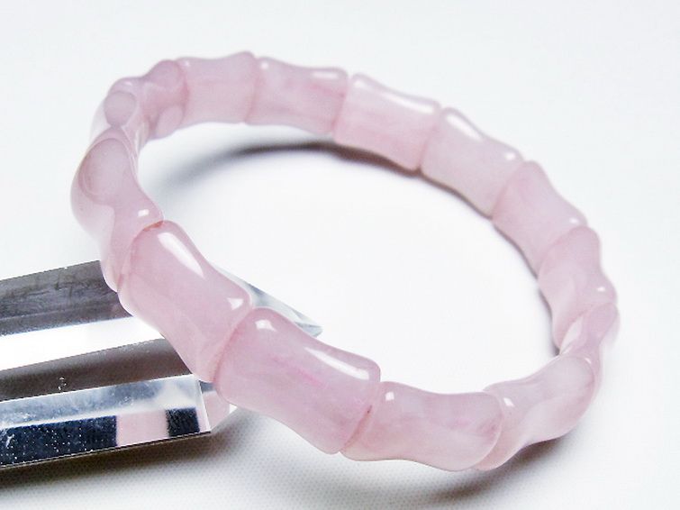 ローズクォーツ バングル [T189-3747] 2枚目
