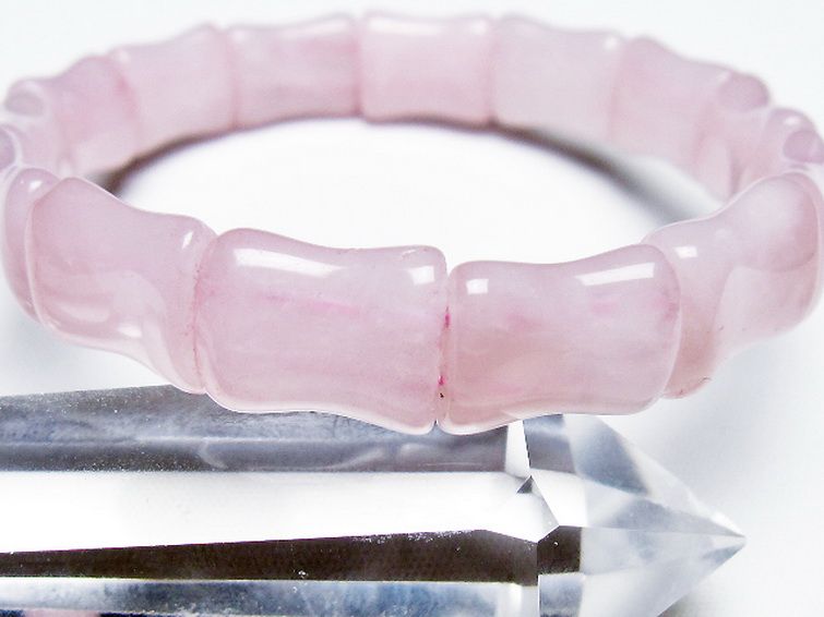 ローズクォーツ バングル [T189-3747] 3枚目
