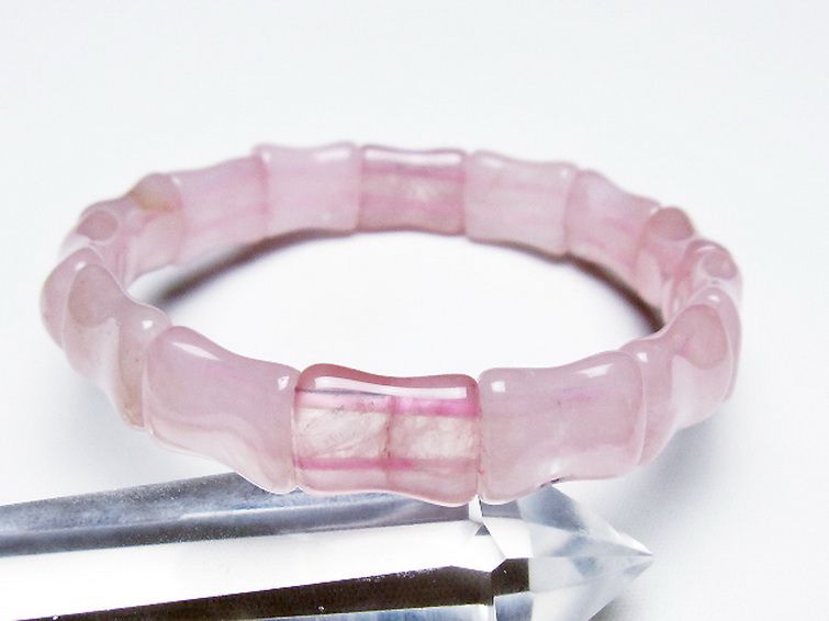 ローズクォーツ バングル [T189-3749] 1枚目