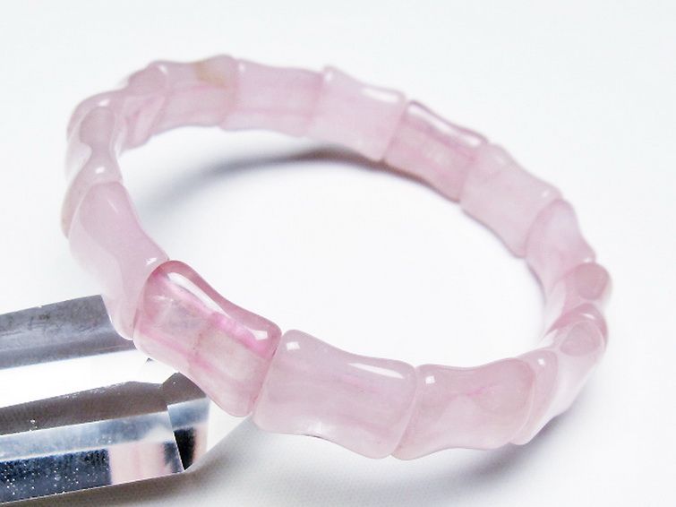 ローズクォーツ バングル [T189-3749] 2枚目