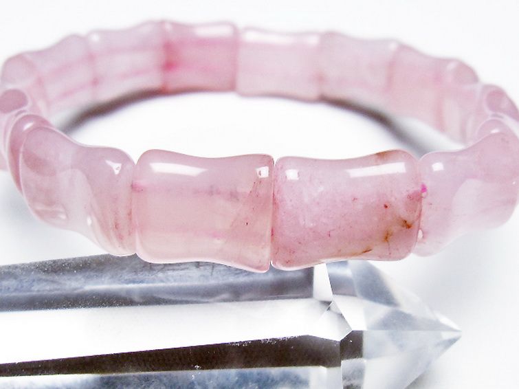 ローズクォーツ バングル [T189-3750] 3枚目