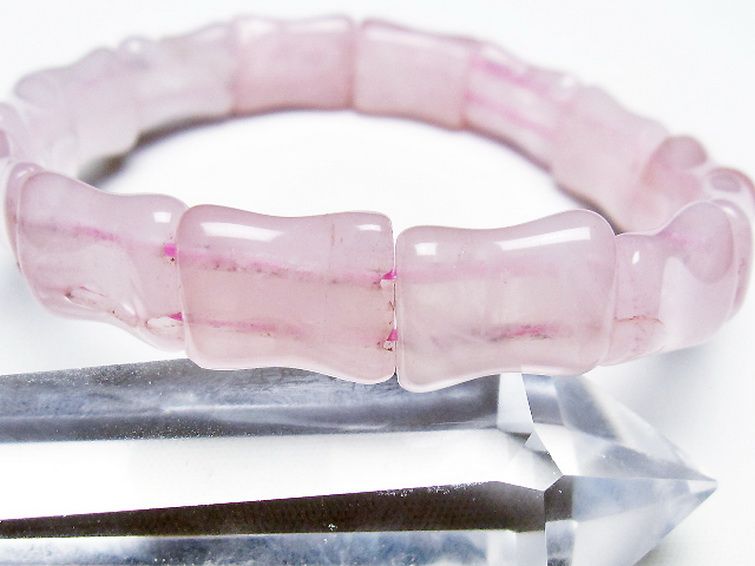 ローズクォーツ バングル [t189-3751] 3枚目