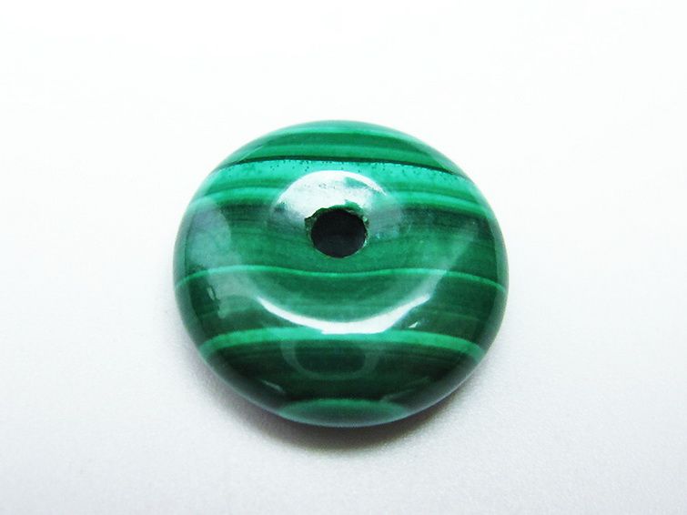 マラカイト 平安扣 [t19-3339] 1枚目