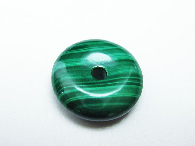 マラカイト 平安扣 [t19-3343] 1枚目