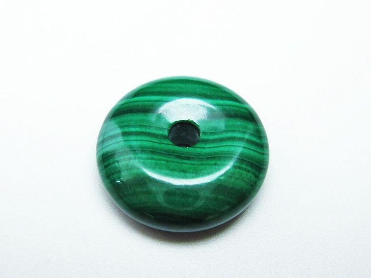 マラカイト 平安扣 [t19-3350] 1枚目